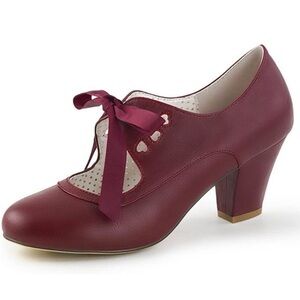 Women's Mary Jane Pumps Chunky Block Shoes